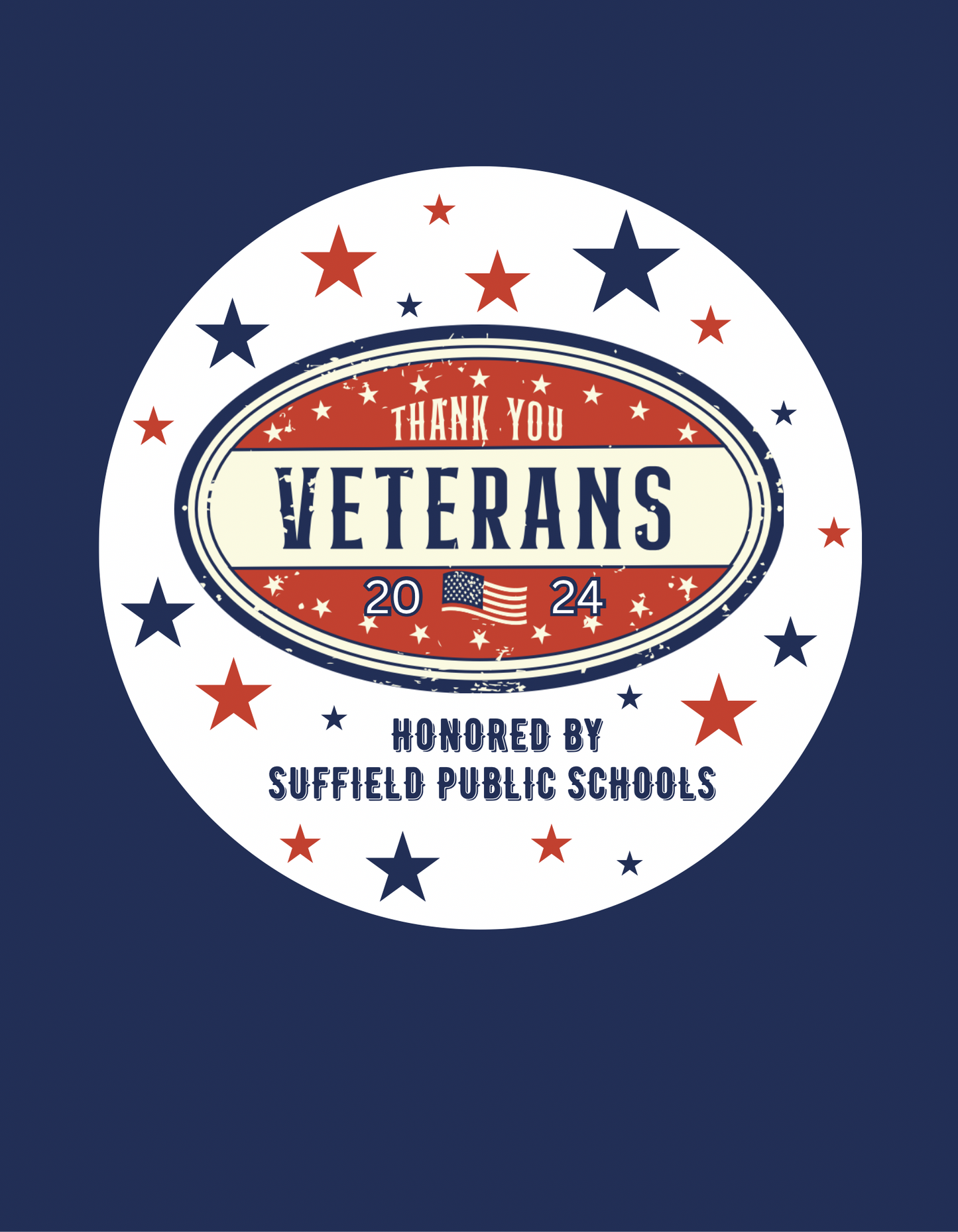 Suffield Schools Veterans Day Ornaments