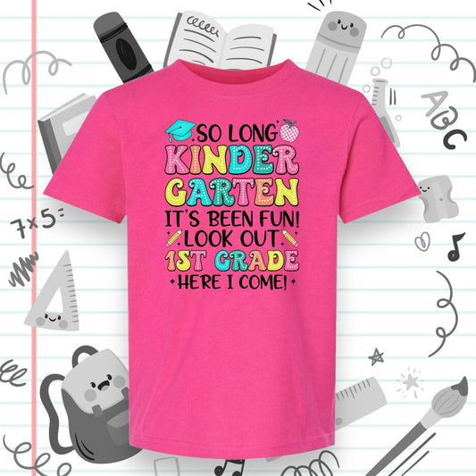 So Long Kindergarten T-Shirt