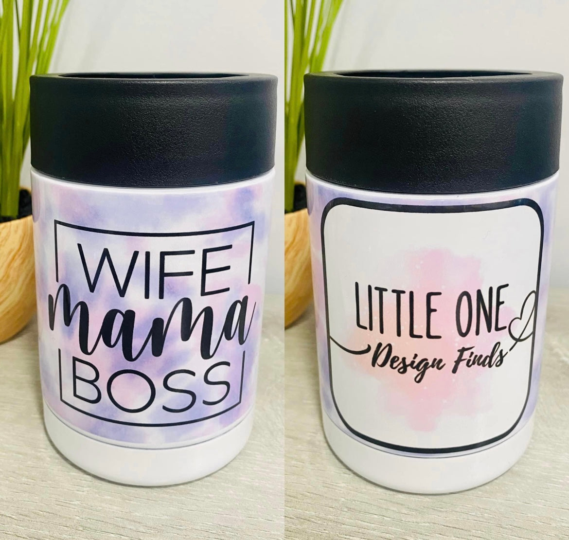 Wife Mama Boss Can Cooler