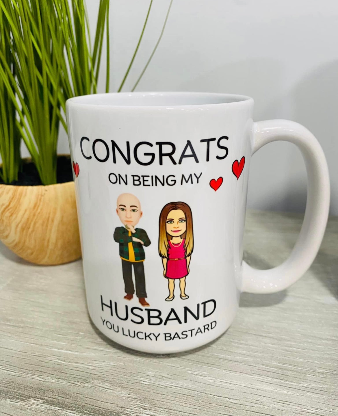 Congrats On Being My Husband / Wife Mug 2