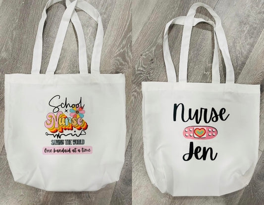 School Nurse Totebag