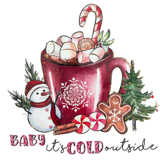 Baby It’s Cold Outside DTF Transfer Sheet