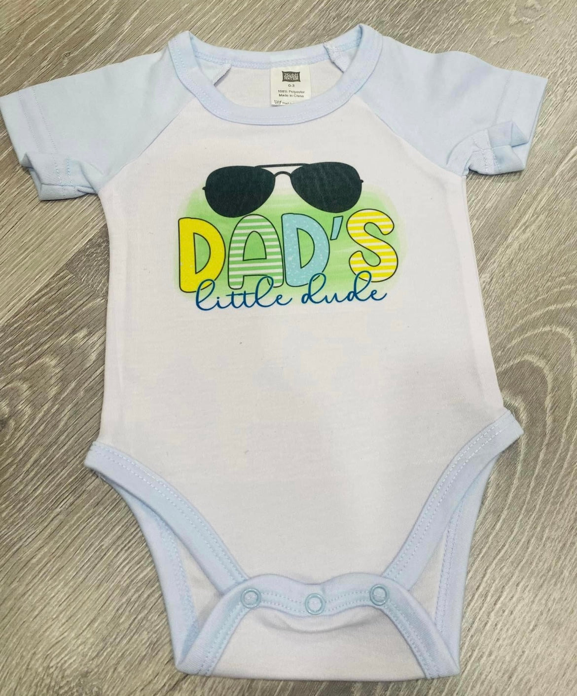 Dads Little Dude Onesie and T-shirt