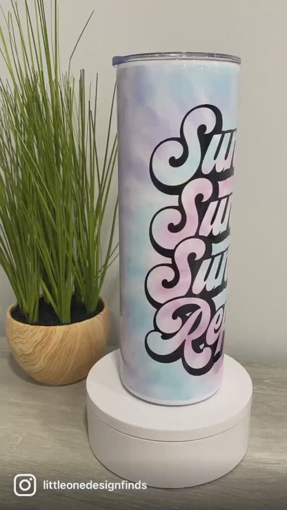 Sunrise Sunburn Sunset Repeat Tumbler! Luke Bryan Gift