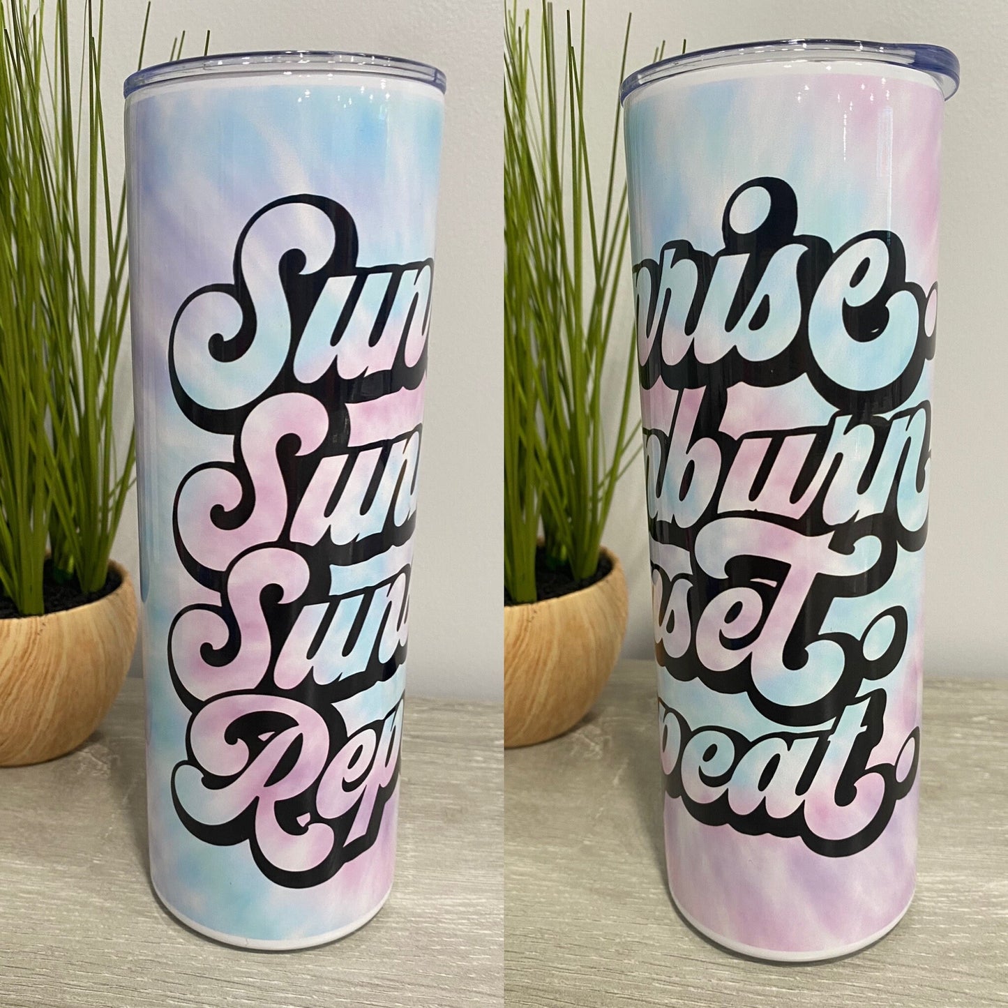 Sunrise Sunburn Sunset Repeat Tumbler! Luke Bryan Gift